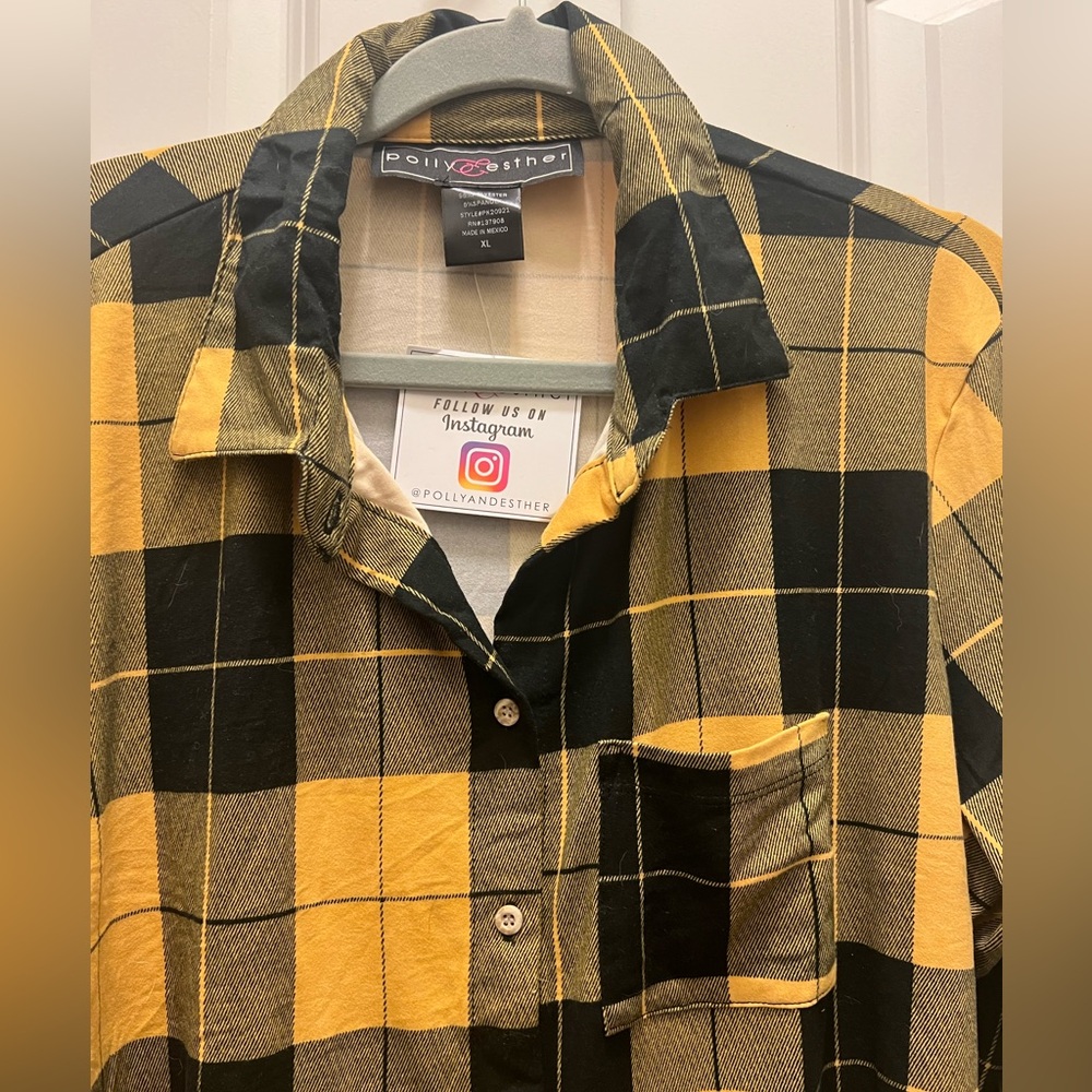 Polly & Esther NWT Light Flannel Size XL - Picture 6 of 6